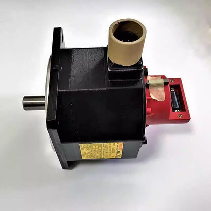 FANUC A06B-0034-B075#0008 Servo Drive industrial automation part, black and red.