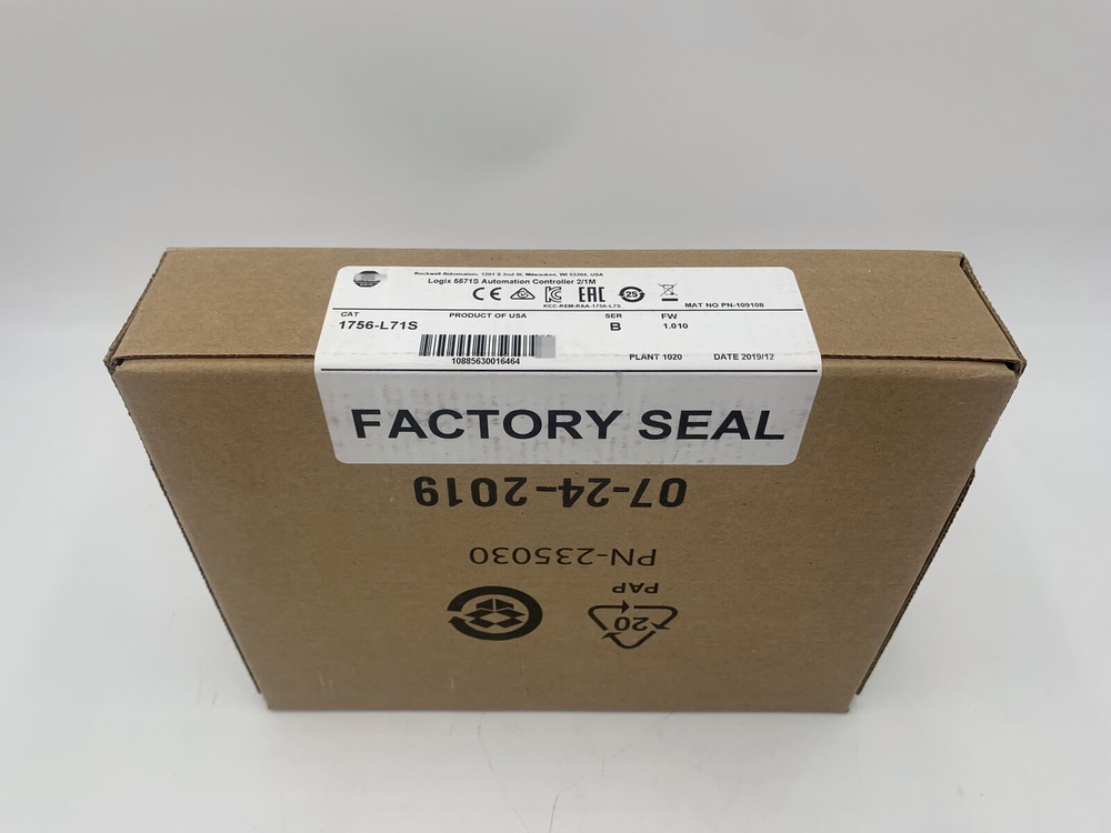 Allen-Bradley 1756-L71S Ser B GuardLogix Automation Controller AB 1756L71S