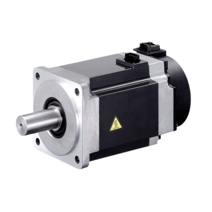 Mitsubishi HG-KN73JK Servo Motor, silver and black industrial motor. Original in stock.