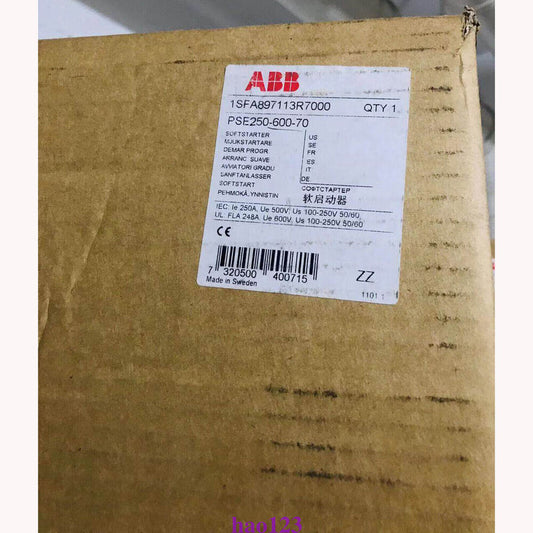 ABB PSE250-600-70 Soft Starter New in Box. Industrial automation part.