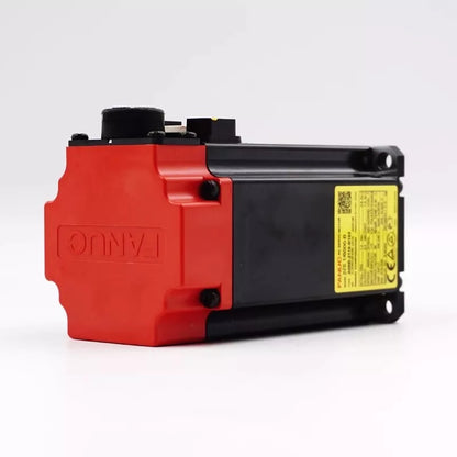 FANUC A06B-2116-B203 Servo Motor, red casing, industrial automation part