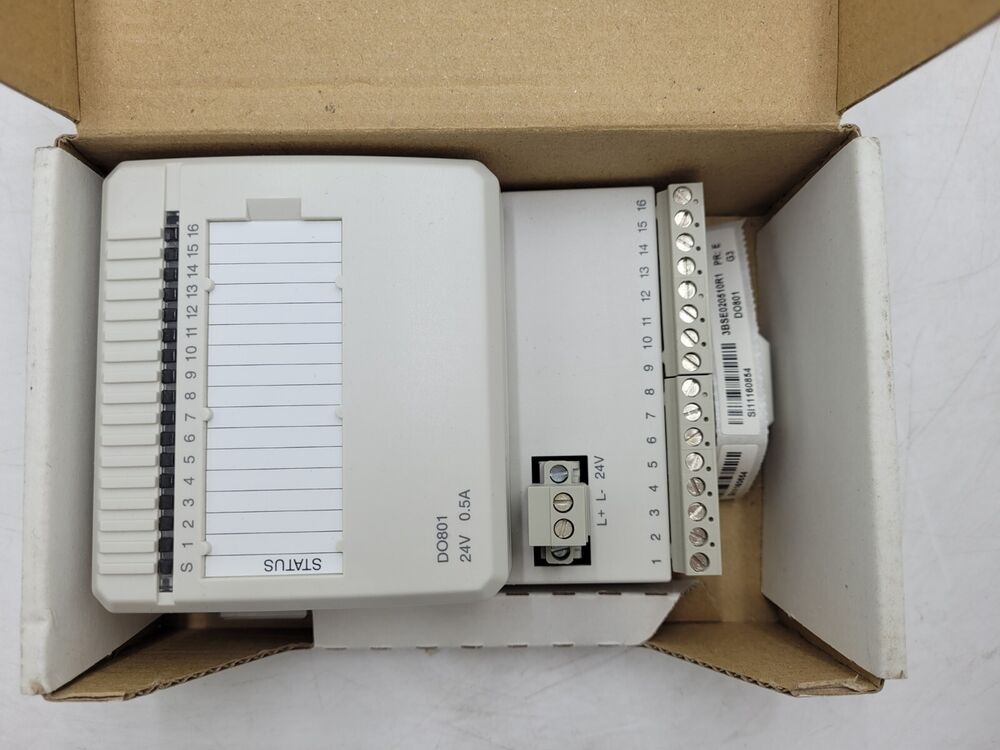 ABB S800 I/O DO801 Module, 24V 0.5A, new PLC automation part, 3BSE020510R1, PLC parts