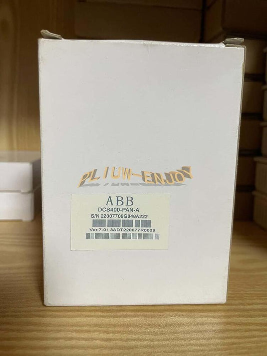 ABB DCS400-PAN-A operation panel box, industrial automation part, S/N 22007709G848A222, Ver.7.01 3ADT220077R0009