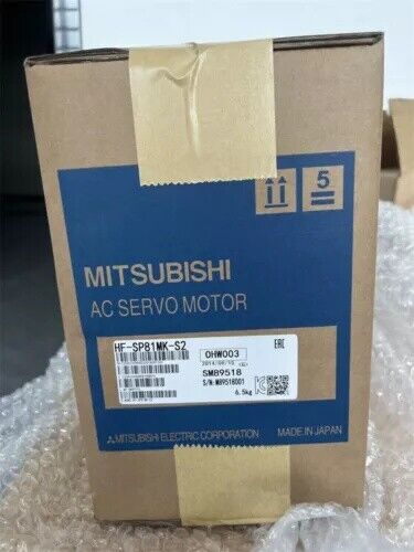 Mitsubishi HF-SP81MK-S2 AC Servo Motor, new in box. Fast shipping, Made in Japan.