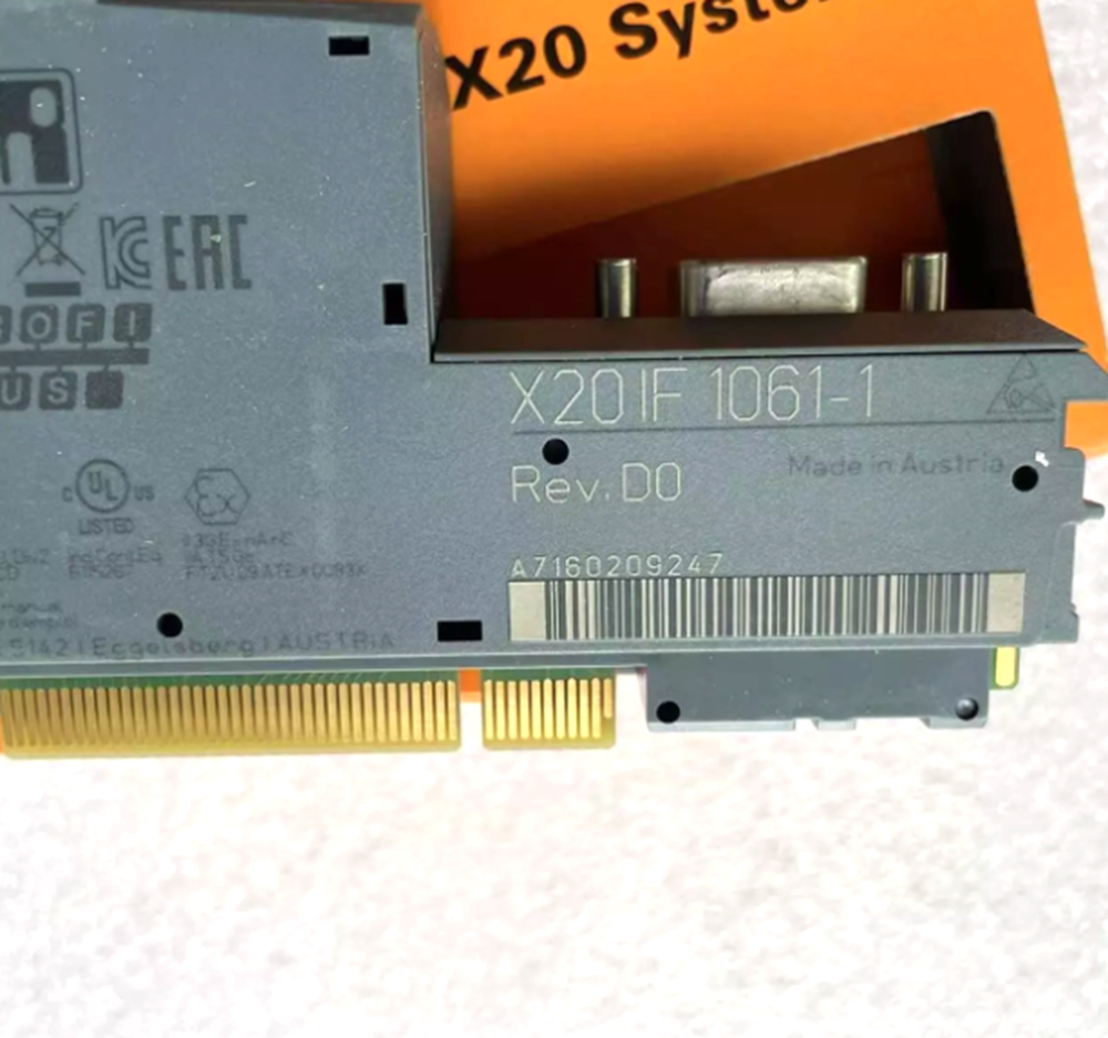 B&R X20IF1061-1 Interface Module, Made in Austria, for industrial automation.