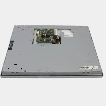 B&R 5AP923.1215-00 Automation Panel, back view, industrial automation part with circuit board, silver frame.