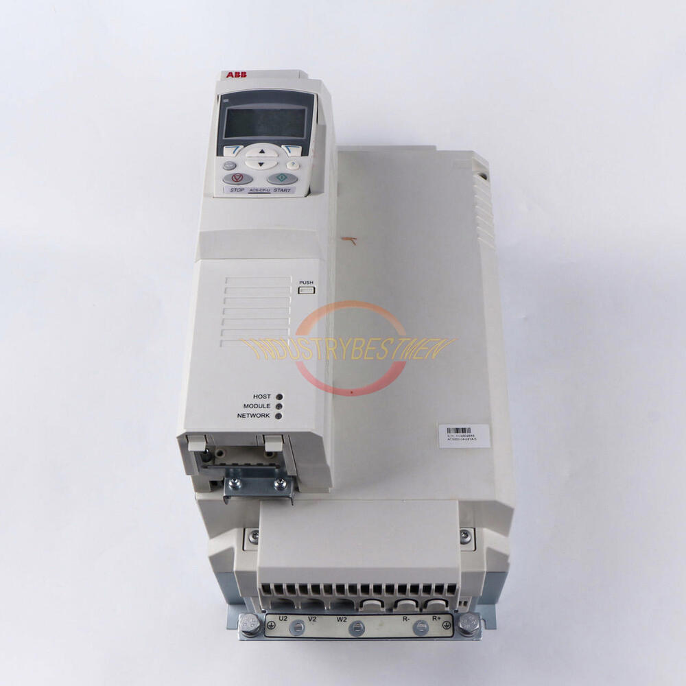 ABB ACS850-04-061A-5+J400 drive, industrial automation equipment with display and control panel