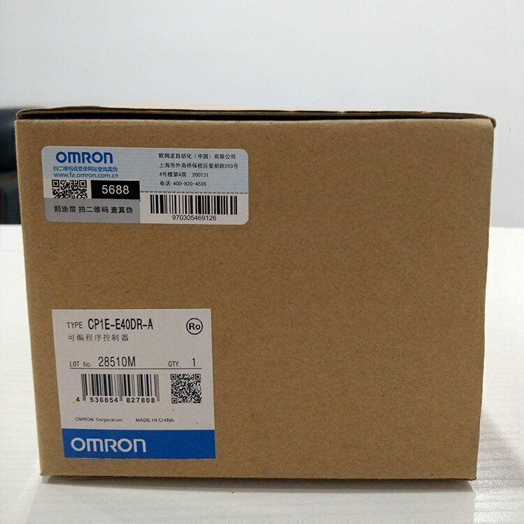 Omron CP1E-E40DR-A Programmable Controller box, new and fast shipping.
