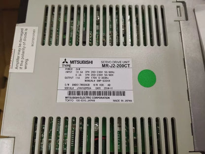 Mitsubishi MR-J2-200CT Servo Drive Unit, industrial automation part, Made in Japan, 2kW power, fast shipping