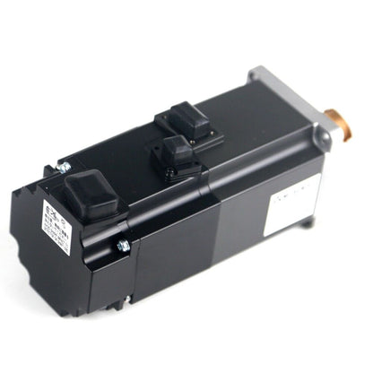Mitsubishi HF-KP43B servo motor, black metal casing, industrial automation part