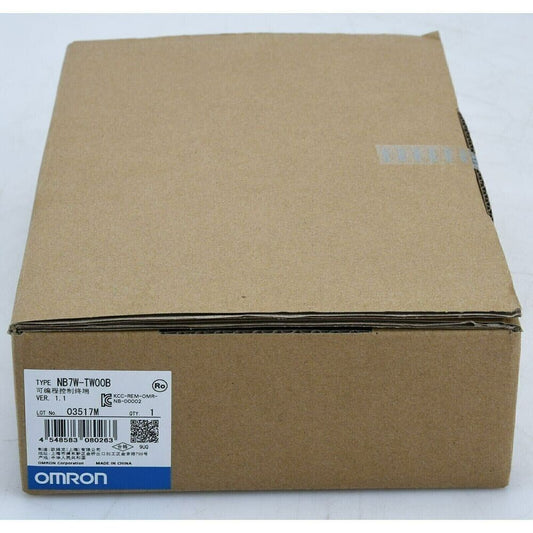 Omron NB7W-TW00B HMI touch panel in box. New condition, expedited shipping.