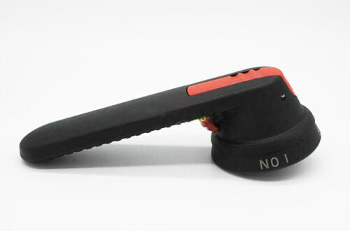 ABB OHB145J12 Handle Disconnect Switch with black pistol handle and red detail, NO. 1 marking