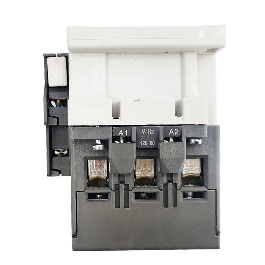 ABB A50-30-11-84 Replacement Contactor 54A 600V 3P with 120VAC Coil, grey and white industrial automation part
