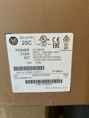 Allen-Bradley 25C-D030N114 PowerFlex Drive UPS NEW ! AB