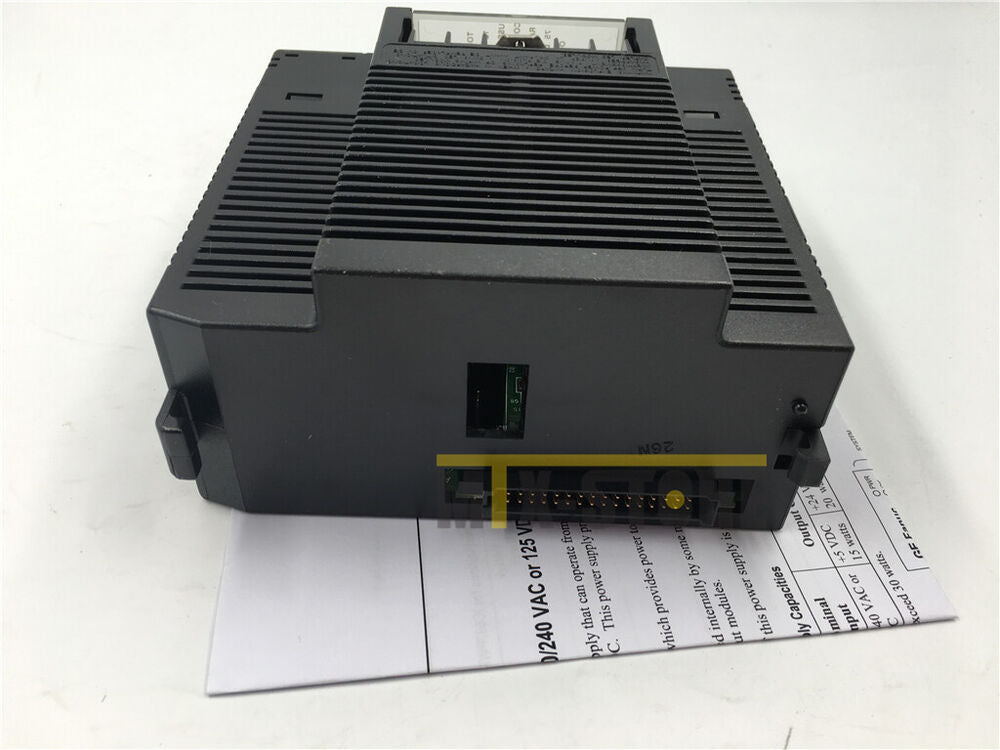FANUC IC693PWR321Z Power Supply Module - Black Industrial Automation Part, 100-240VAC input, and 15 Watts Output. 