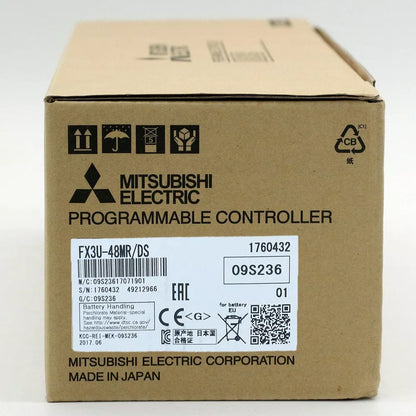 Mitsubishi FX3U-48MR/DS Programmable Controller Box, Made in Japan, New Fast Ship