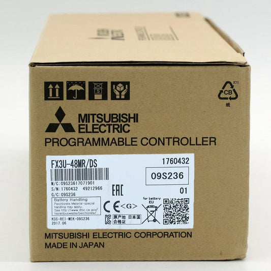 Mitsubishi FX3U-48MR/DS Programmable Controller Box, Made in Japan, New Fast Ship