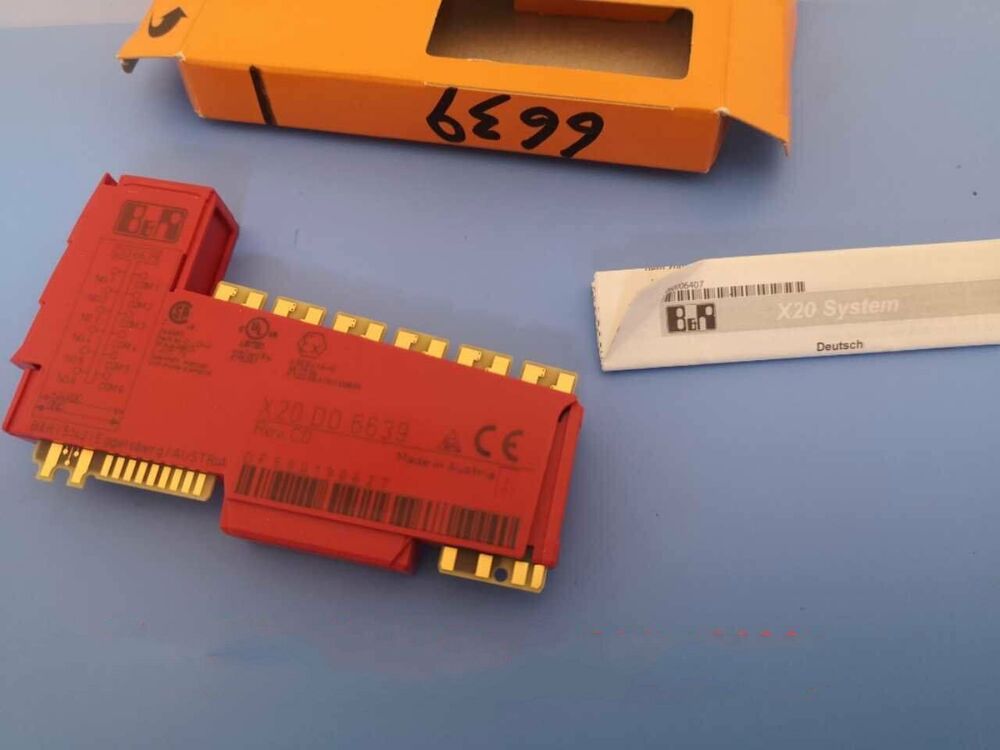 B&R X20 DO 6639 Output Module, Red PLC Module, Industrial Automation Part
