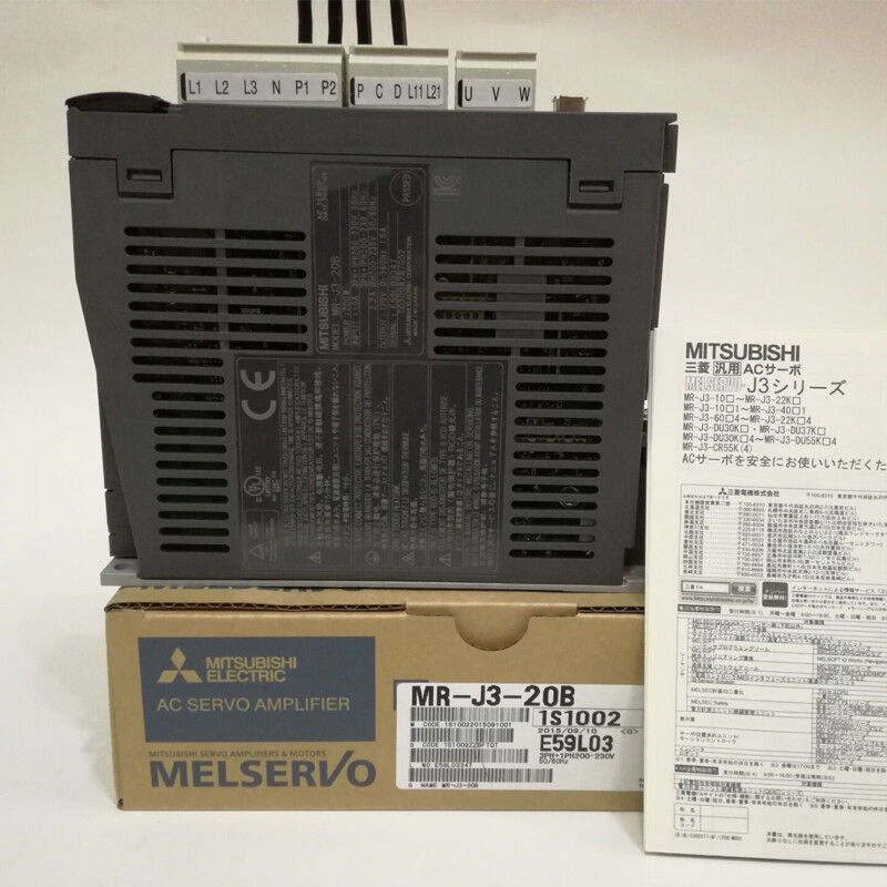 Mitsubishi MR-J3-20B AC Servo Amplifier with box. Industrial automation part. MELSERVO J3 Series. Fast shipping
