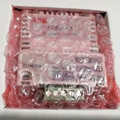 ABB FDNA-01 DeviceNet Adapter Module packaged for shipping, wrapped in bubble wrap, industrial automation part.