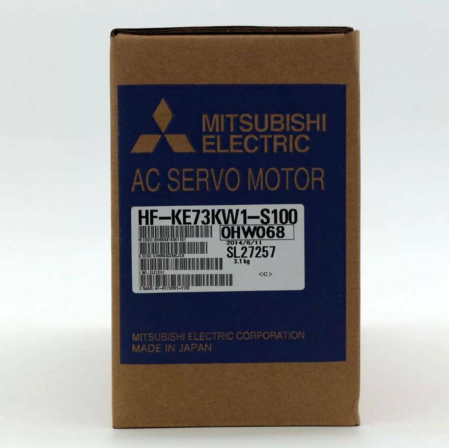 Mitsubishi HF-KE73KW1-S100 AC Servo Motor in Box