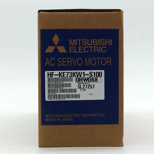 Mitsubishi HF-KE73KW1-S100 AC Servo Motor in Box