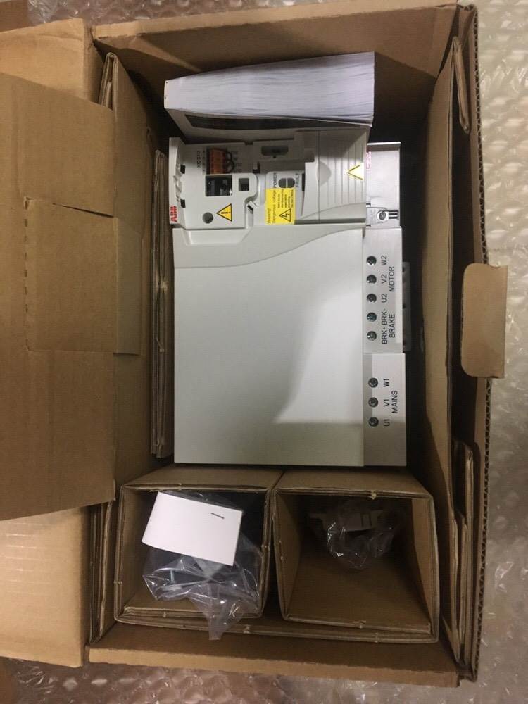 ABB ACS355-03E-31A0-4 Inverter inside the package. Industrial automation drive, fast shipping.