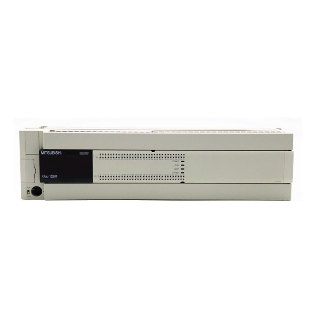 Mitsubishi FX3U-128M PLC Module. Industrial automation equipment. New in box.