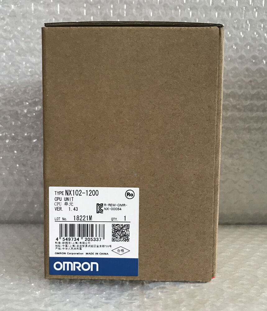 Omron NX102-1200 CPU Unit in Box, Industrial Automation PLC Module