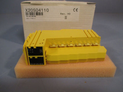 B&R X20S04110 Industrial Automation Digital Output Module, yellow, Rev. H0, with box