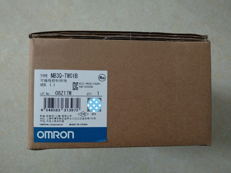 New Omron NB3Q-TW01B HMI Touch Panel in box, MADE IN CHINA.