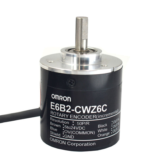 Omron E6B2-CWZ6C Rotary Encoder, 50P/R Resolution, Industrial Automation Part