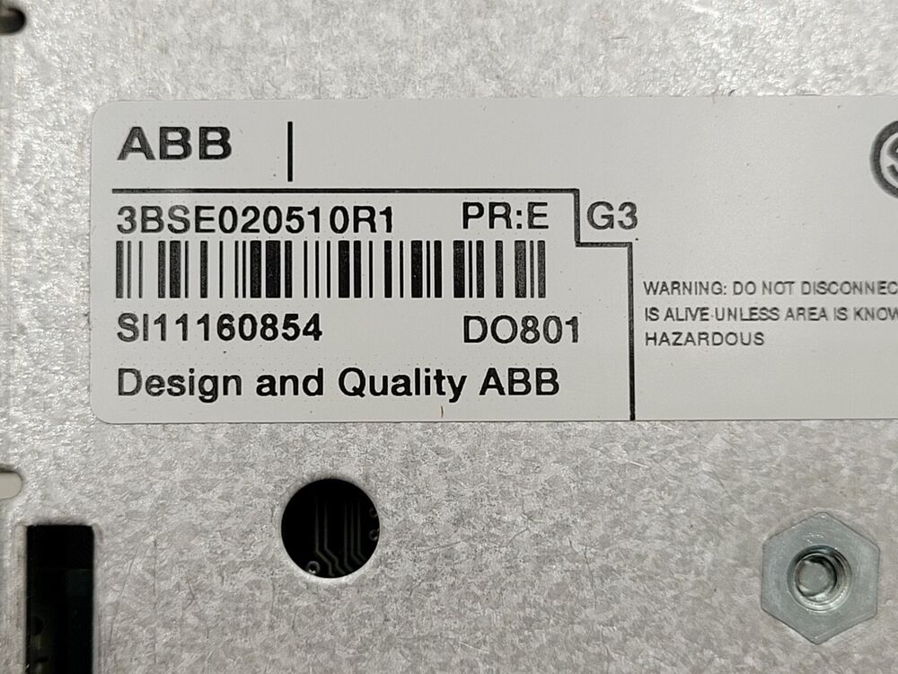PLC | ABB | 3BSE020510R1 S800 I/O DO801 NEW