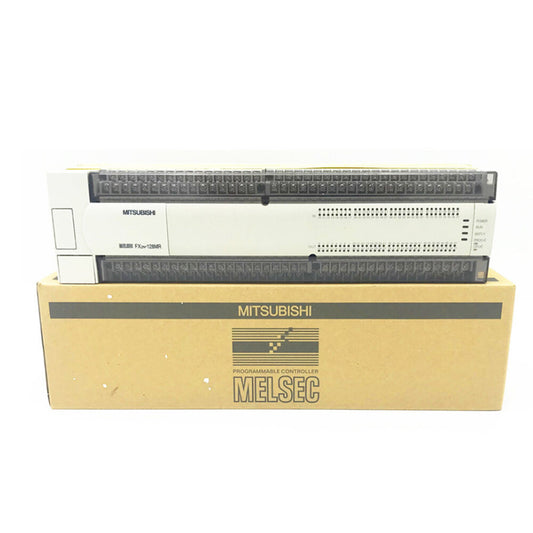 Mitsubishi FX2N-128MR-ES/UL programmable logic controller (PLC) on its original packaging.