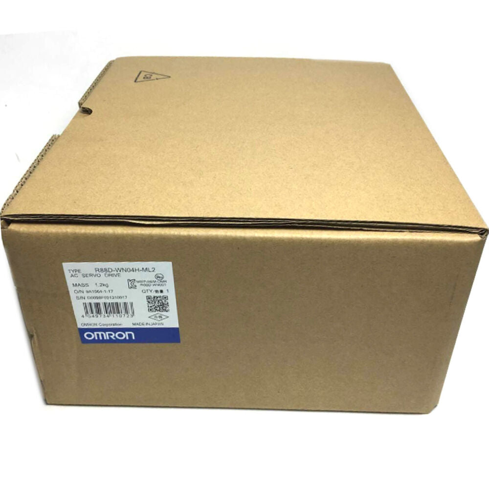 New Omron R88D-WN04H-ML2 AC Servo Drive in box. Made in Japan. Expedited Shipping.