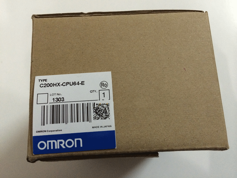 Omron C200HX-CPU64-E PLC Module in box, new in box. PLC automation part.