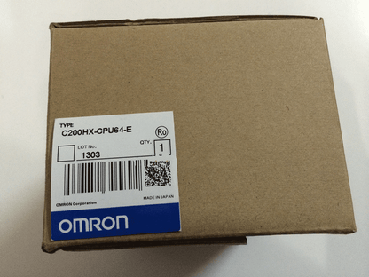 Omron C200HX-CPU64-E PLC Module in box, new in box. PLC automation part.