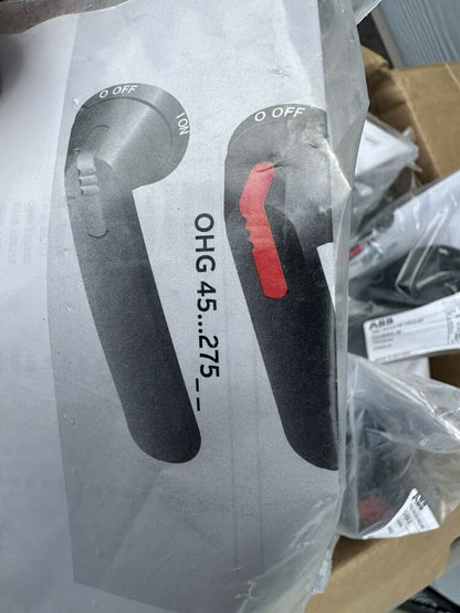 ABB OHG 45...275 Pistol Handle for Industrial Automation, O OFF switch, PLC components