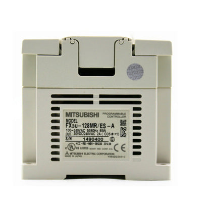 Mitsubishi FX3U-128MR/ES-A Programmable Controller PLC. Industrial automation equipment. New in Box.