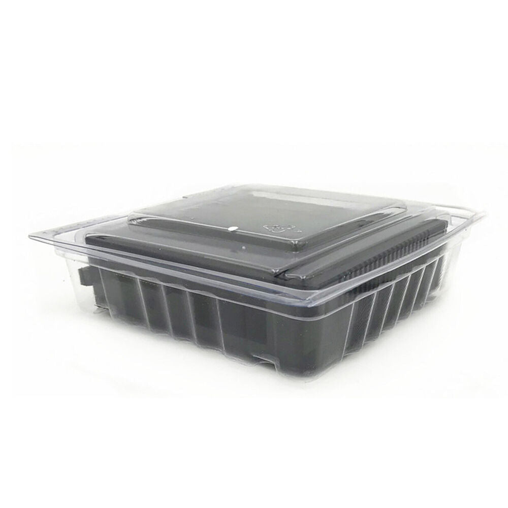 Clear plastic output module container with black inner tray, suitable for FANUC IC693MDL940 PLC Module.