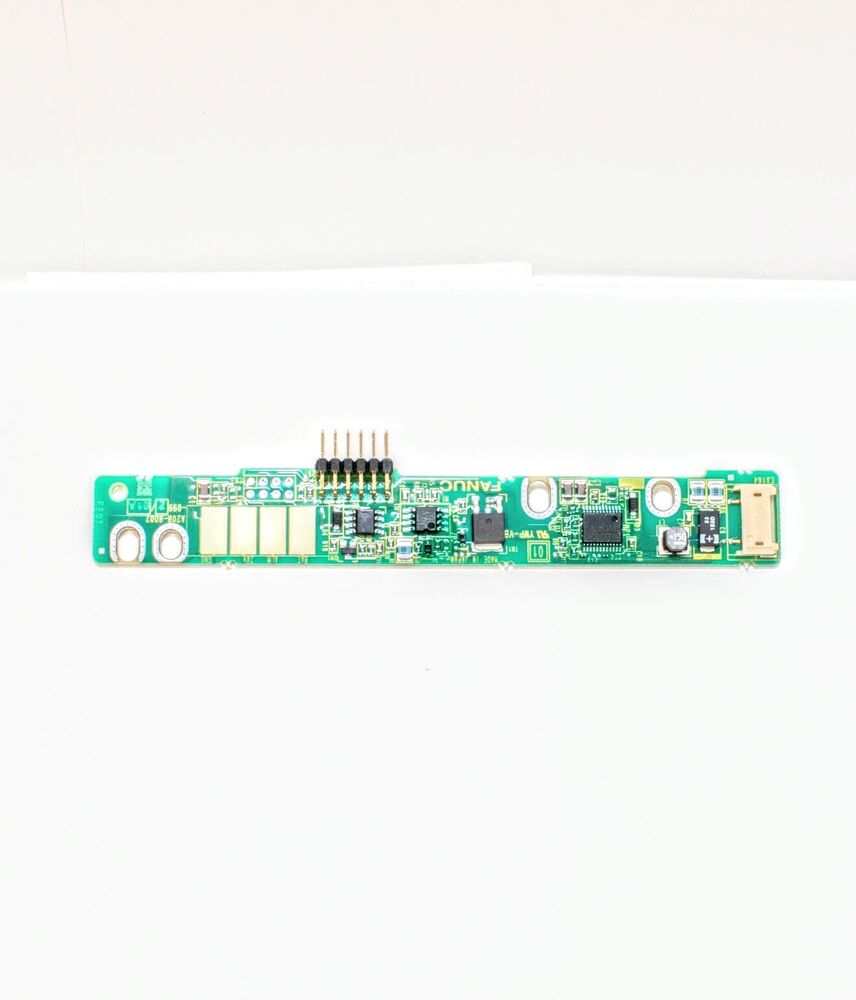 FANUC A20B-8002-0992 Inverter PC Board LED Driver, green electronic circuit board, top view