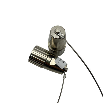 ABB A22.XP1 Teach pendant short jumper plug, industrial automation part, metallic finish, with cable