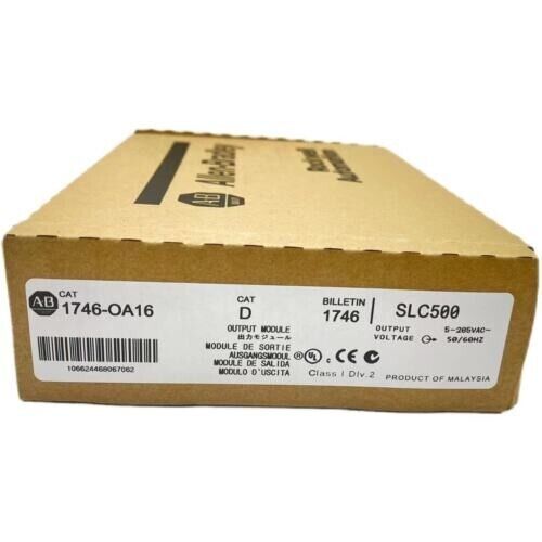 New Allen-Bradley 1746-OA16 SER D SLC 500 Output Module AB 1746OA16