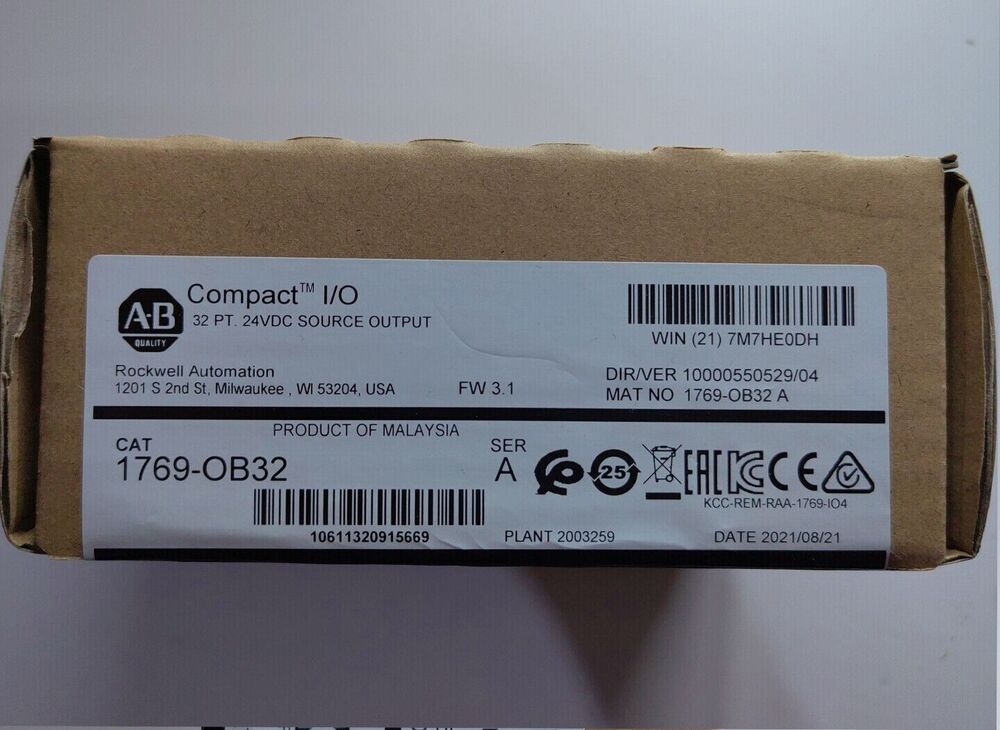 New Sealed 1769-OB32 / A CompactLogix 32 Pt 24VDC D/O Module 1769OB32 Free Ship