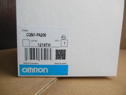 Omron CQM1-PA206 power supply module, new in box, Made in Japan.