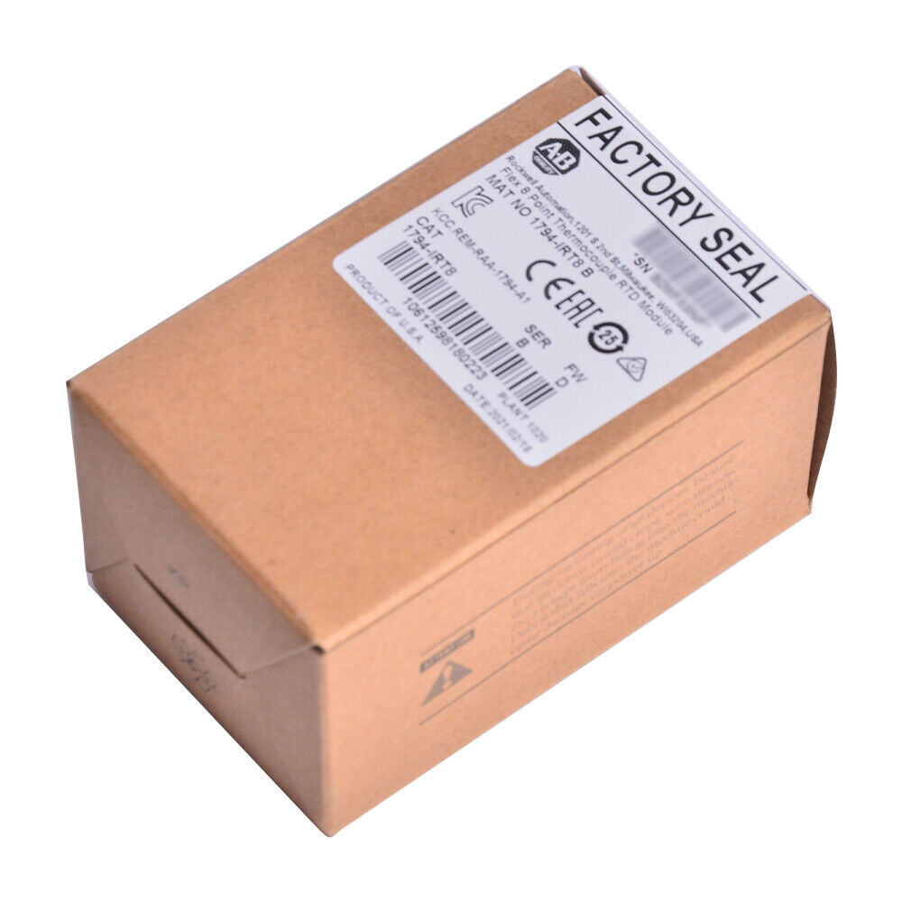Allen-Bradley 1794-IRT8 Flex I/O Module box with Factory Seal, industrial automation part.