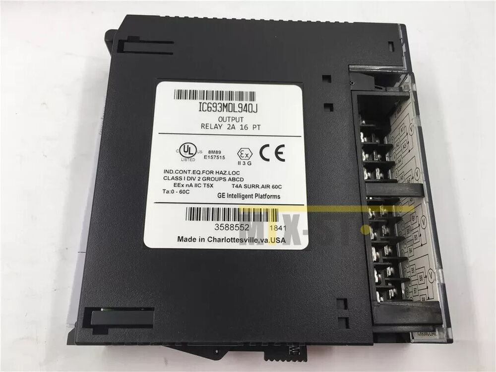 FANUC IC693MDL940J Output Relay Module, black, 2A 16 PT, GE Intelligent Platforms, industrial automation part