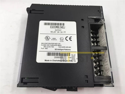 FANUC IC693MDL940J Output Relay Module, black, 2A 16 PT, GE Intelligent Platforms, industrial automation part