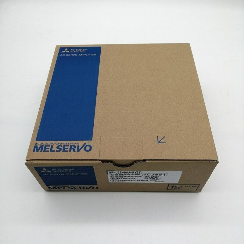 Mitsubishi MR-J2S-60A-RY271 Servo Drive box, new, Melservo AC servo amplifier packaging, industrial automation part.