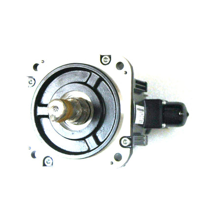 YASKAWA SGMGV-09ADA61 AC Servo Motor, industrial automation equipment detail view, black and metallic.